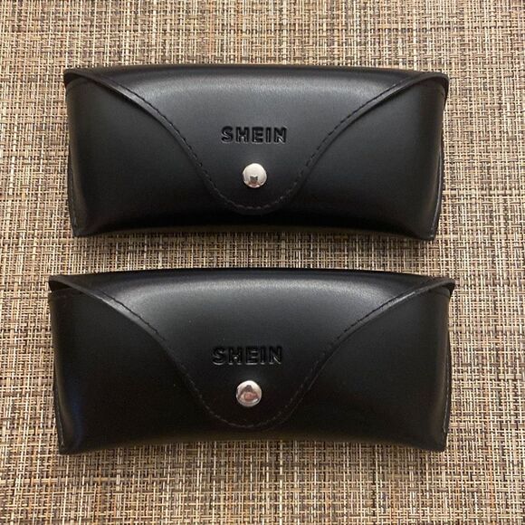 SHEIN Black Cases for Glasses Sunglasses - Set of 2 - Picture 1 of 5